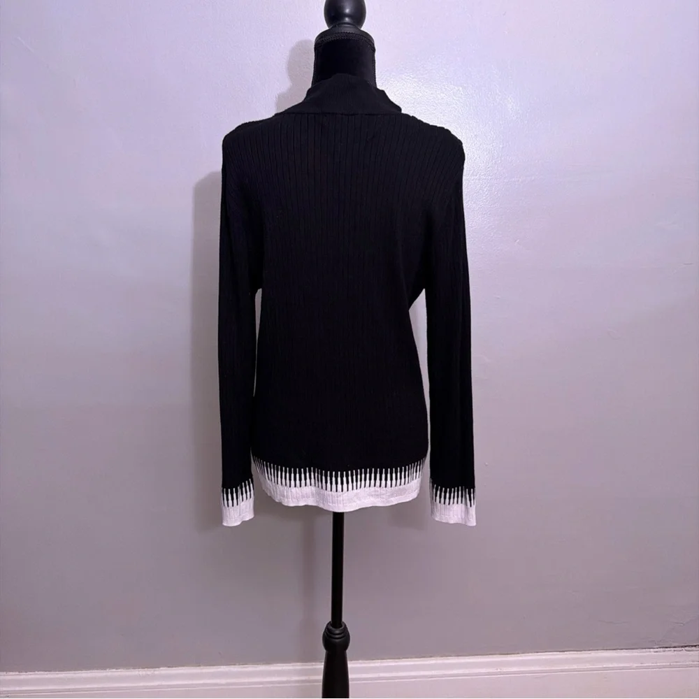 Calvin Klein Charcoal Ribbed Sweater - Picture 4 of 5